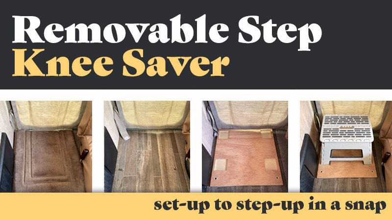 Removable Step Knee Saver
