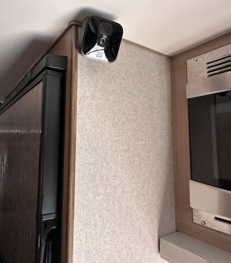 Starlink Running Security Cameras In Camper