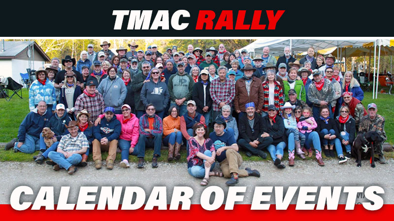 TMAC Rally Calendar Events