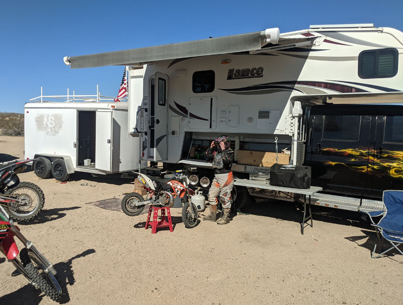 Topkick GMC In Desert Camping