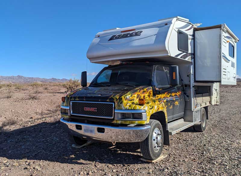 Topkick Truck With Flames