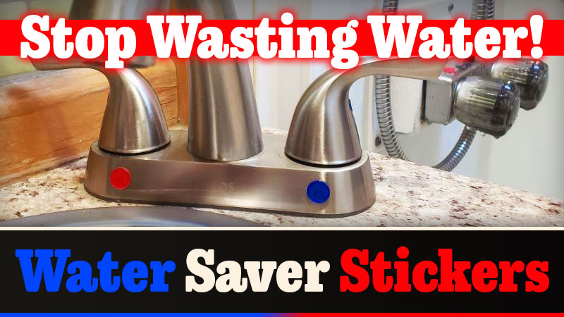 Water Saver Stickers
