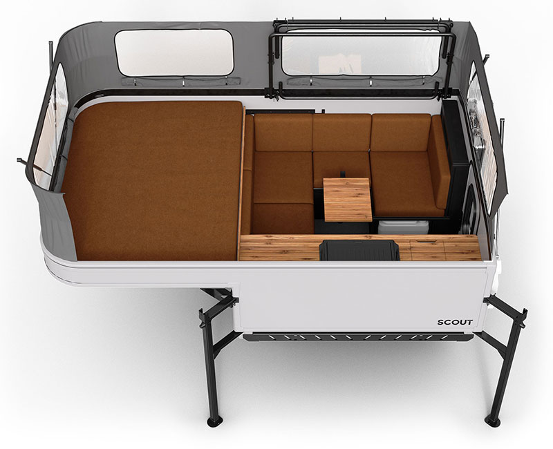 2025 Scout Pop Up Floor Plan 1