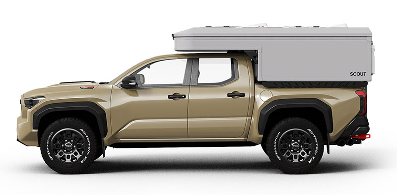 2025 Scout Pop Up Rendering Exterior Driver Profile Closed