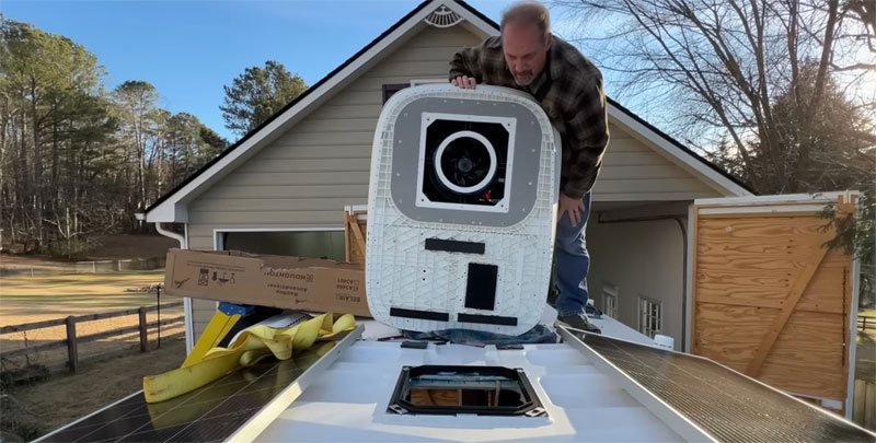 Air Conditioner Going In