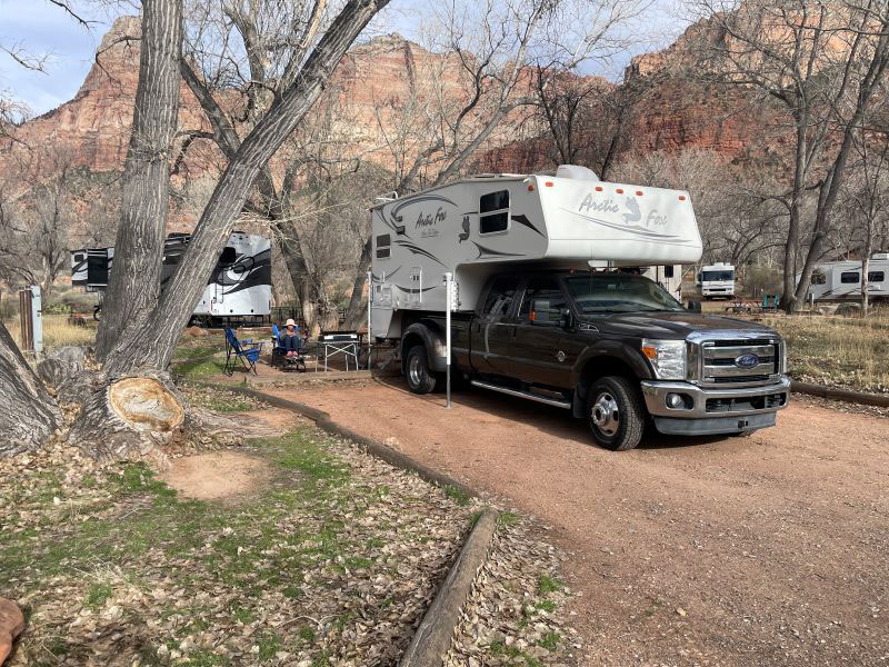Arctic Fox Camper At Zion