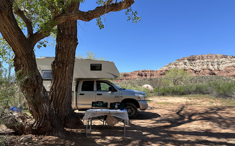 Dry Camping At BLM Site On Kolob Terrace Rd Utah