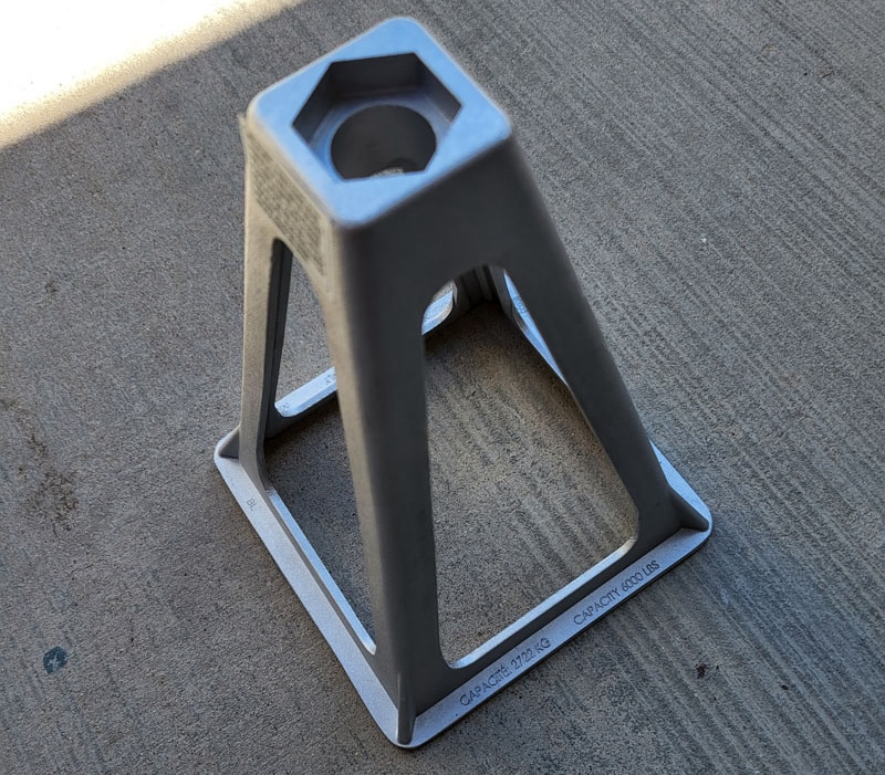 Easy Truck Camper Storage Jacks Stands