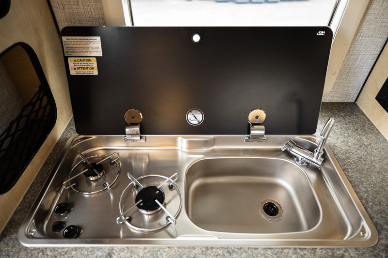 Northern Lite 610 Sink Stove Open