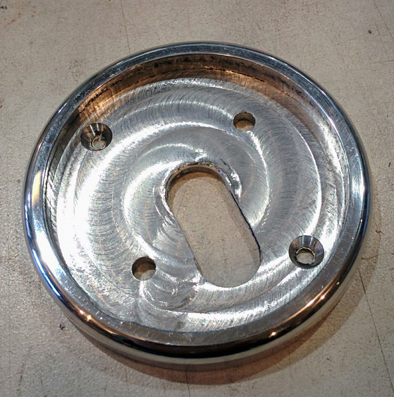 Polished Aluminum Marker Light Bezel 3