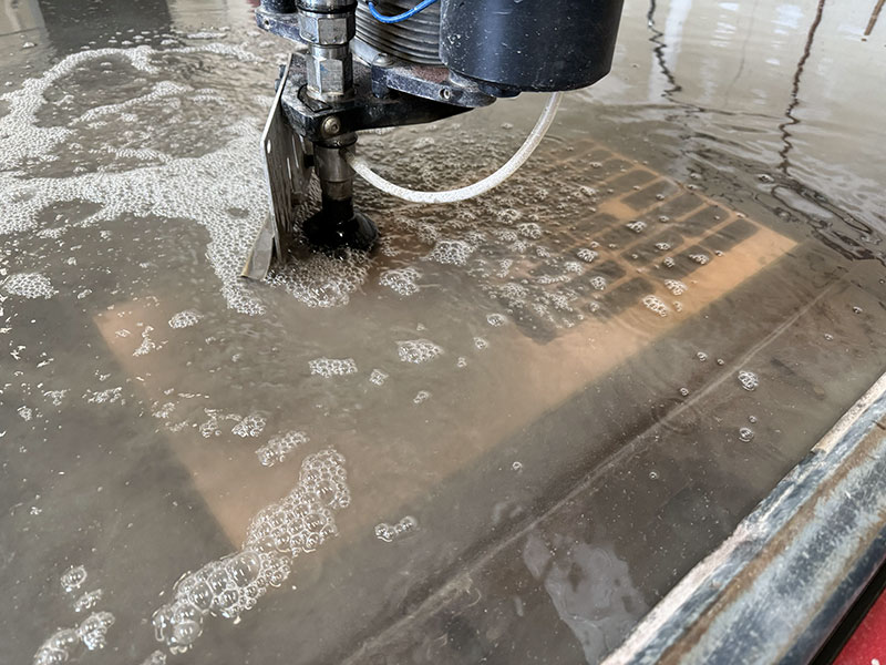 Supertramp Factory CNC Water Jet Cutting Copper