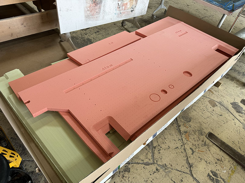Supertramp Factory Fiberglass Infusion Materials CNC Cut