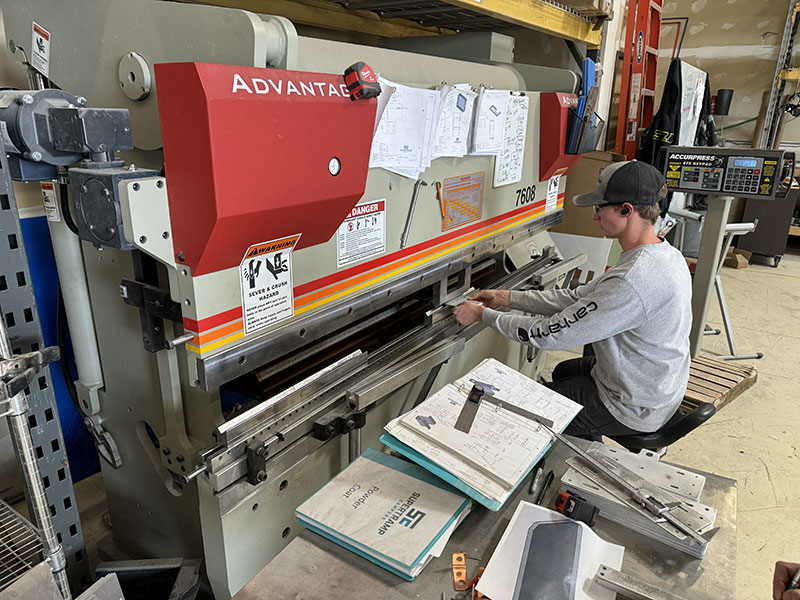 Supertramp Factory Uses A Press Brake