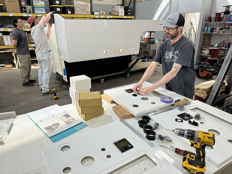 Supertramp Factory Wrap Process And Panel Assembly