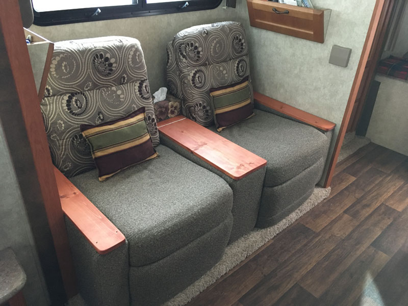 Theater Seating With Lower Arm Rests