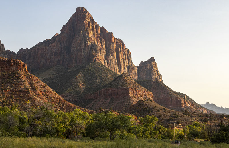 Watchman From The Virgin River Walkway