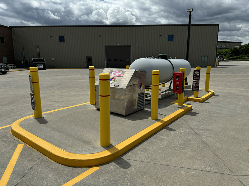 NuCamp Service Center Dump Station Propane