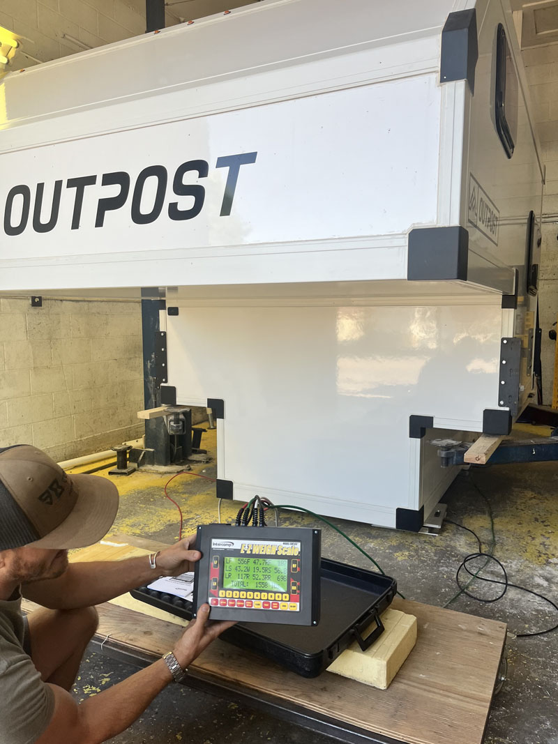 Outpost Camper Weight