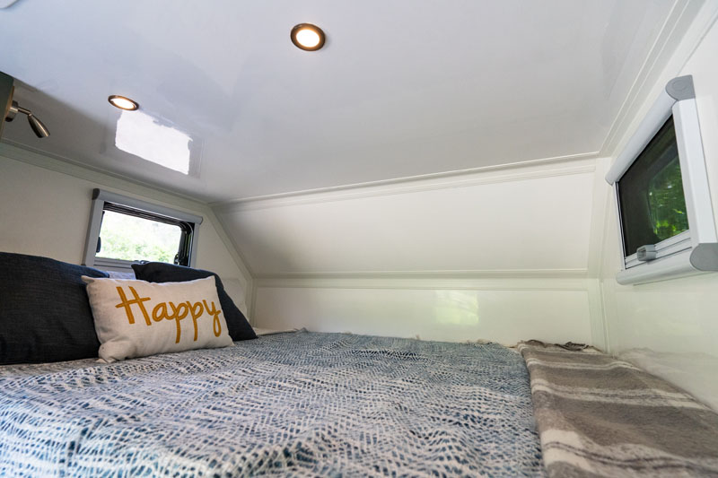 Outpost Campers Interior Driver Side Overcab