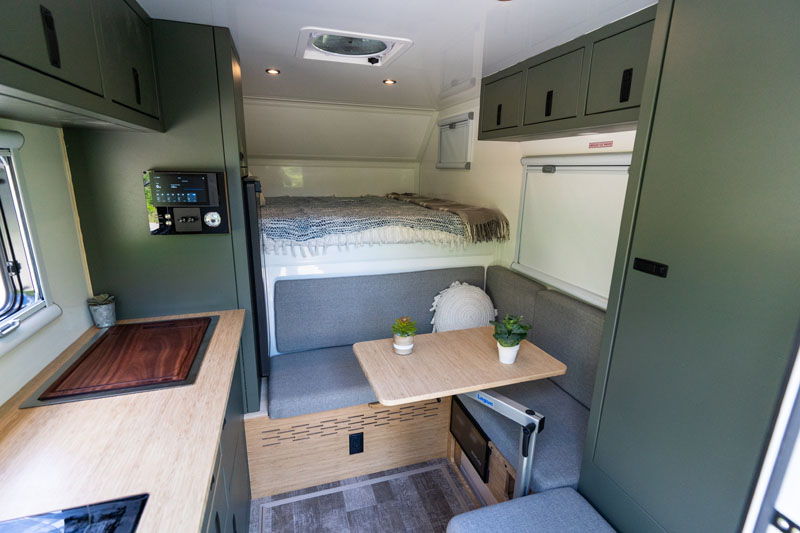 Outpost Campers Interior living area