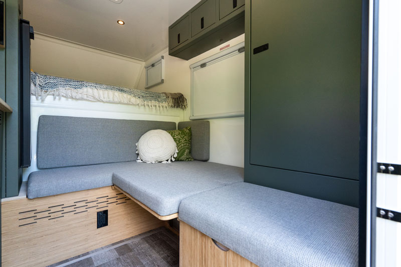 Outpost Campers Dinette Lounge