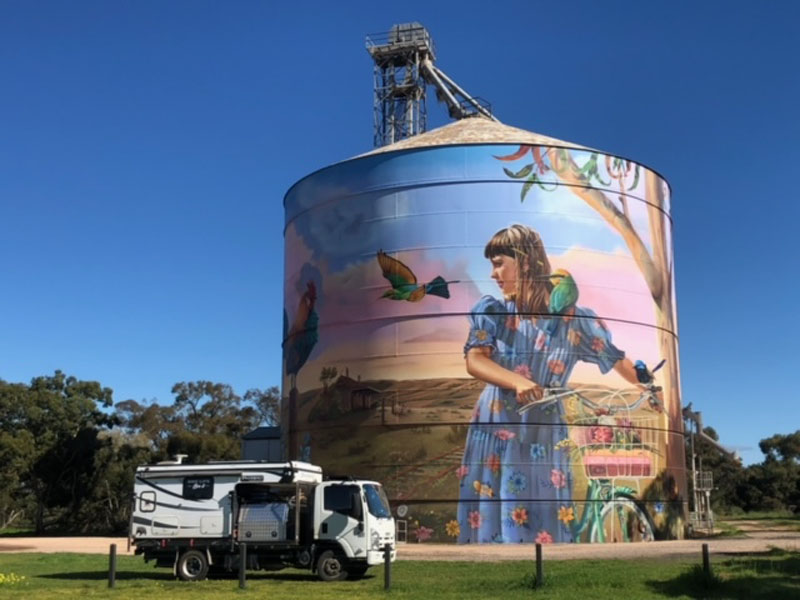 Painted Silo, Bute, South Australia