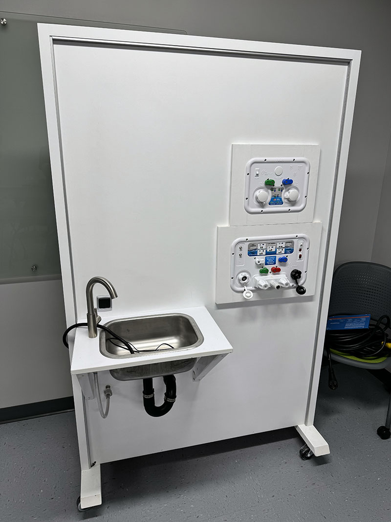 NuCamp Service Center Trainer Water System