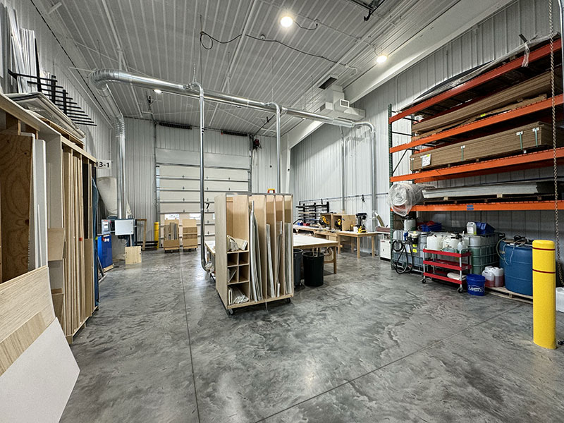 NuCamp Service Center Woodshop And Material Inventory 2
