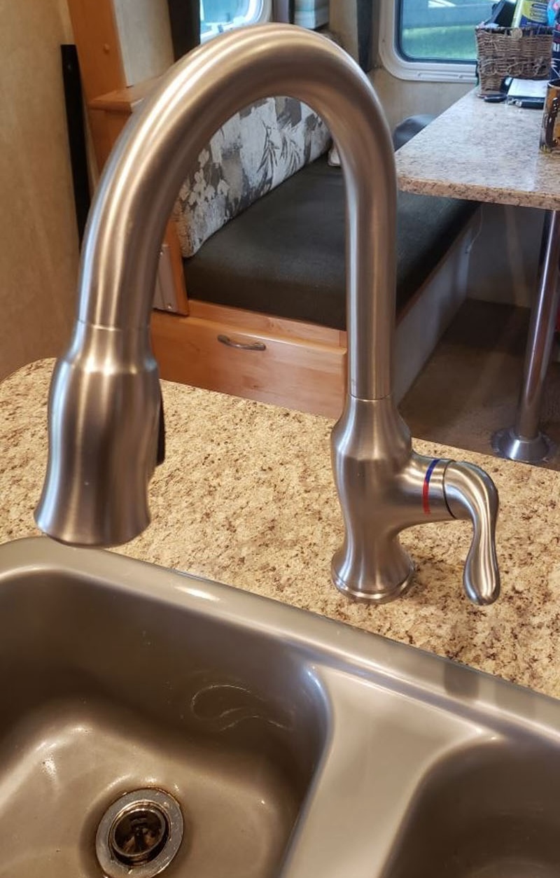 Water Kitchen Faucet Stickers In Camper
