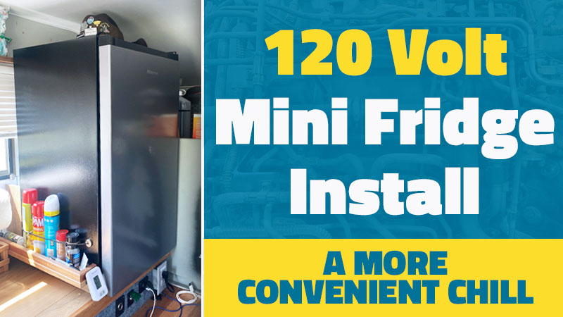 120-Volt Mini Fridge Install