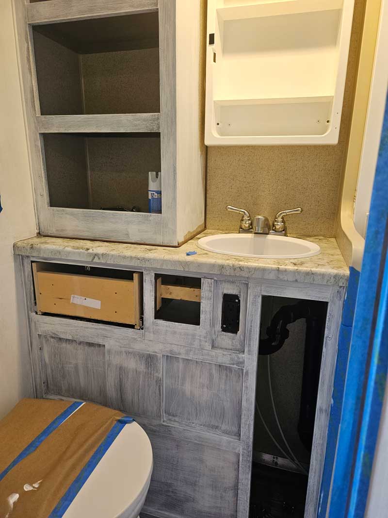 Bathroom Arctic Fox Sanded