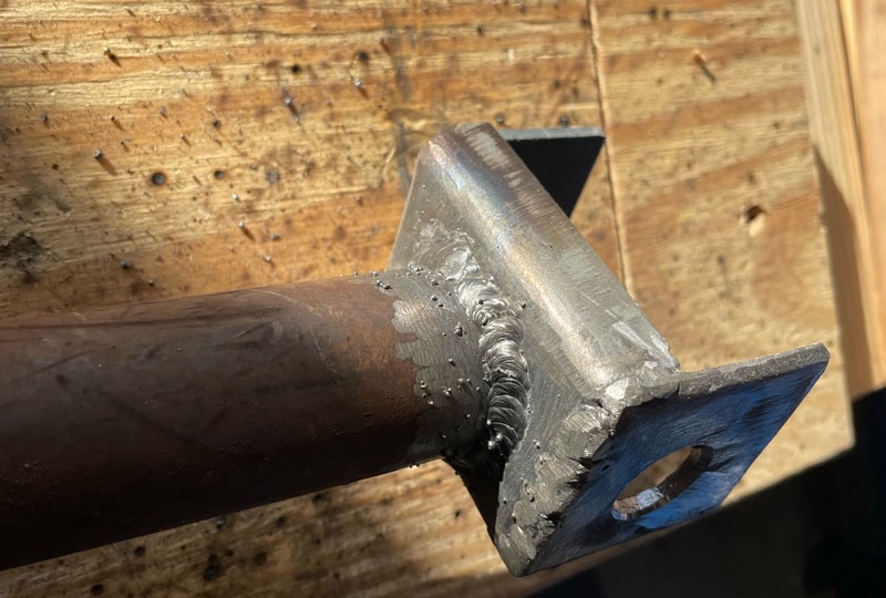 Camper Dolly From Old Jet Aircraft Dolly welded cleats as tie-downs