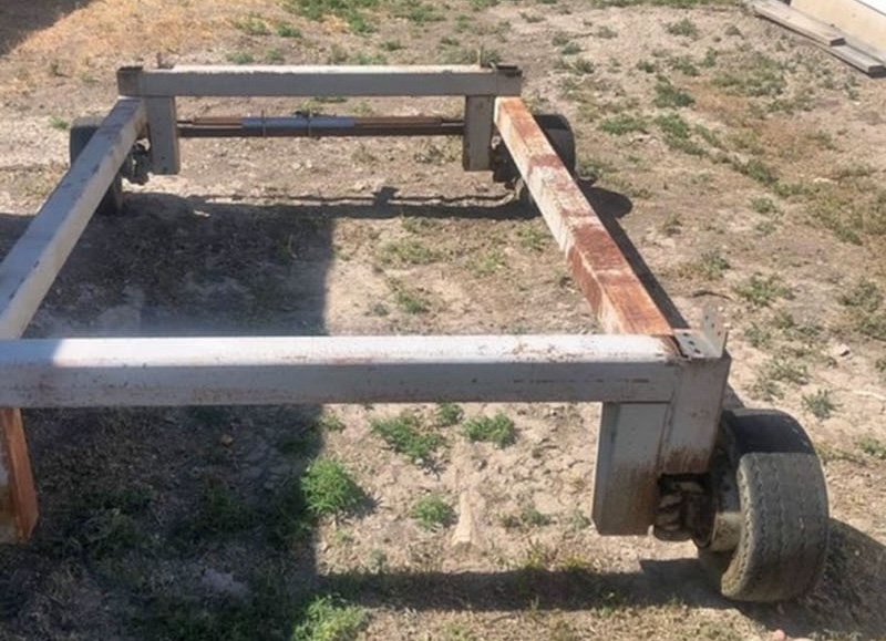 Camper Dolly From Old Jet Aircraft Dolly