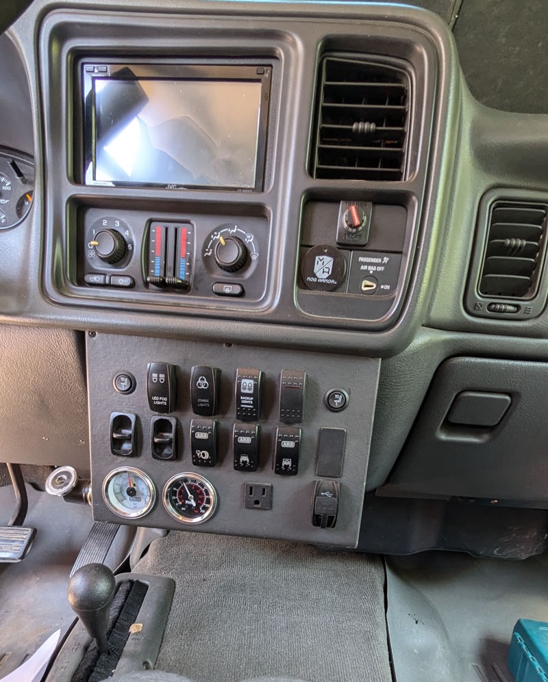 Duroverlander Truck Dash