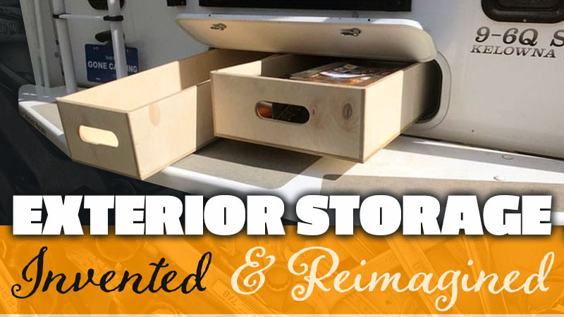 Exterior Storage Solutions for Truck Campers