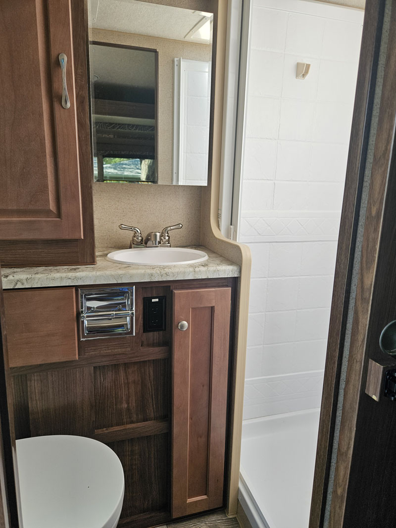 Farewell Brown Interior Bathroom