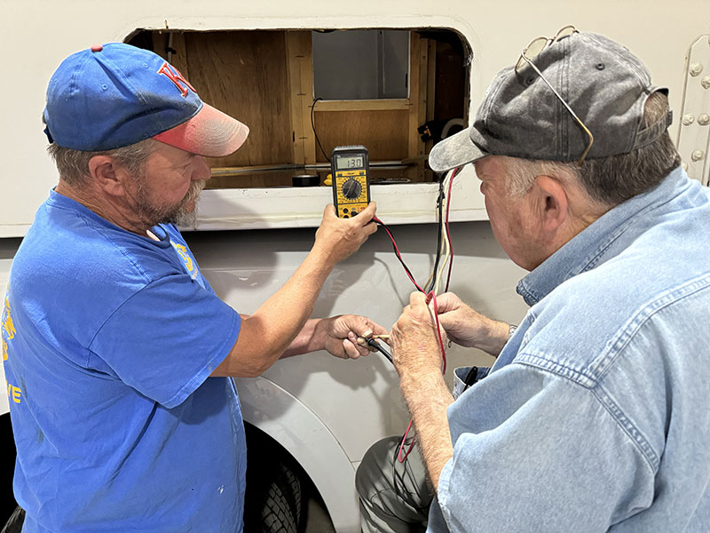 Goal Zero Install Day One Lee And Bill Test Wires