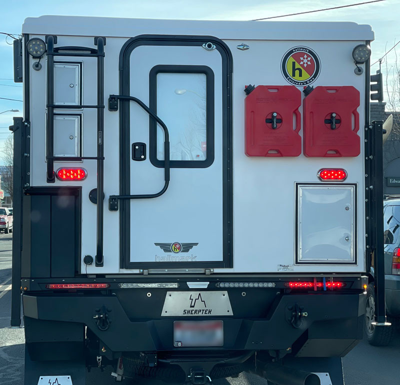 Hallmark Camper On The Sherptek Bed With Flatbed And Slide In Sides