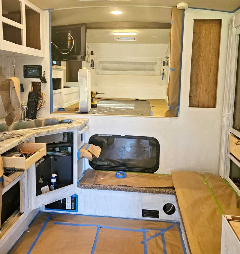 Interior Redecorating Arctic Fox Camper