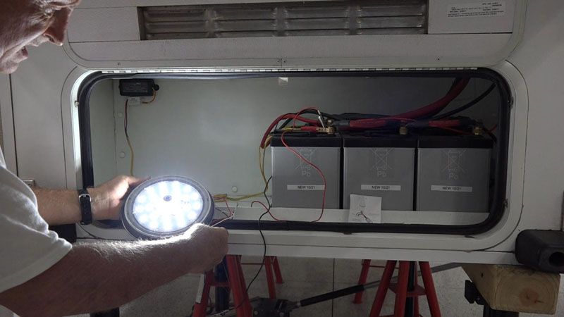 LED Testing Assembly Before Installation