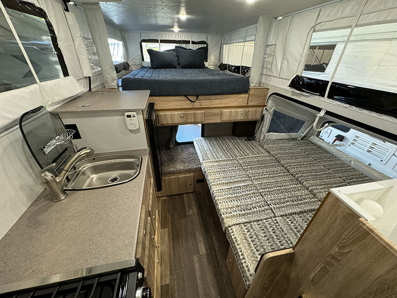 Northstar 850 SC Tent Interior WIDE From Door