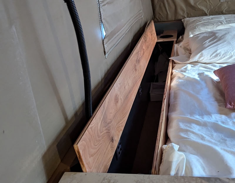 Phoenix Camper Side Storage Area