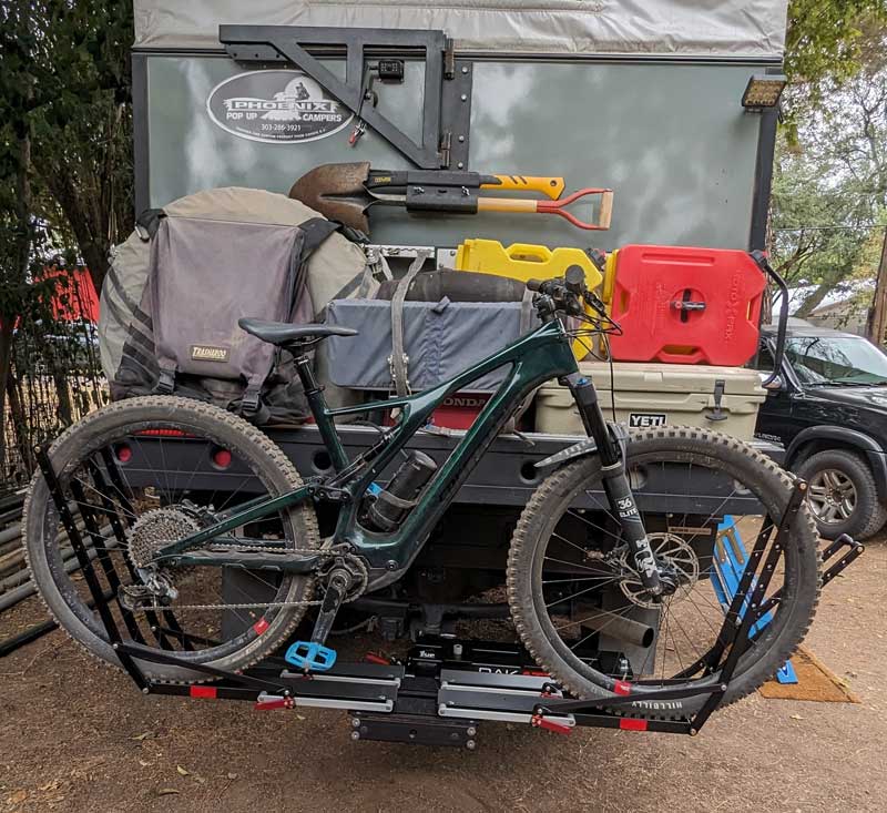 Rear Bike Rack With Camper