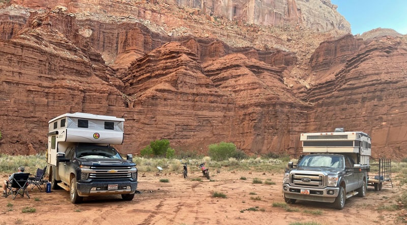 Around The San Rafael Swell In Utah In His Very Unique Siesta Hard Sided Pop Up