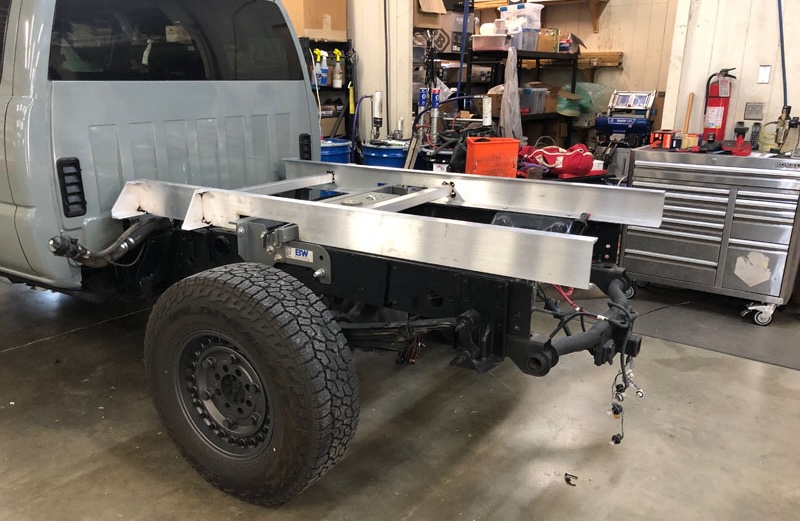Flatbed Chevy 2500 Structure