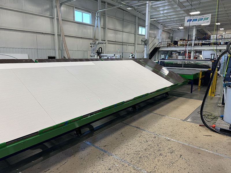 NuCamp Tech Layup Table Tilting Front