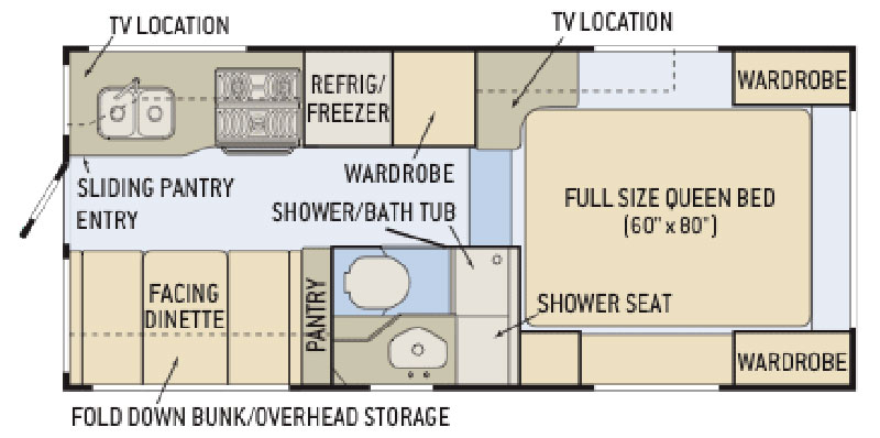 Alpenlite Santa Fe 1100 Floor Plan