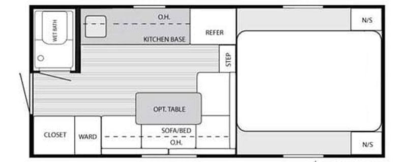 CampLite TC10 Floorplan