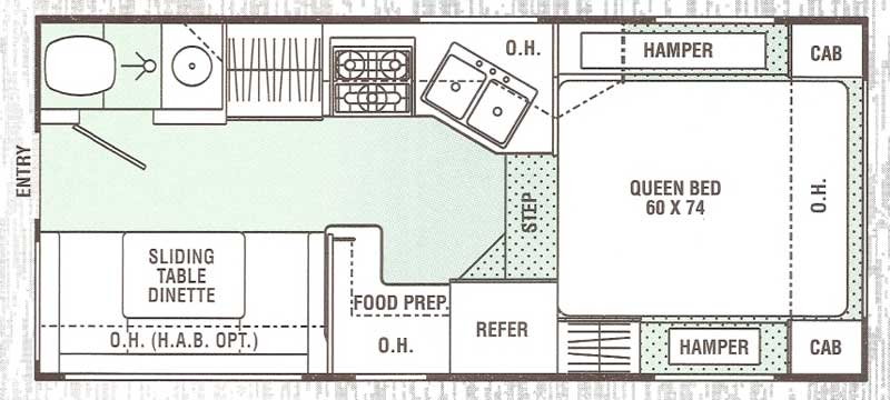 Coachmen 115 RD Floor Plan
