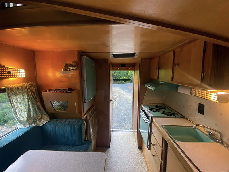 Del Ray Sky Lounge Interior Truck Camper Front To Back